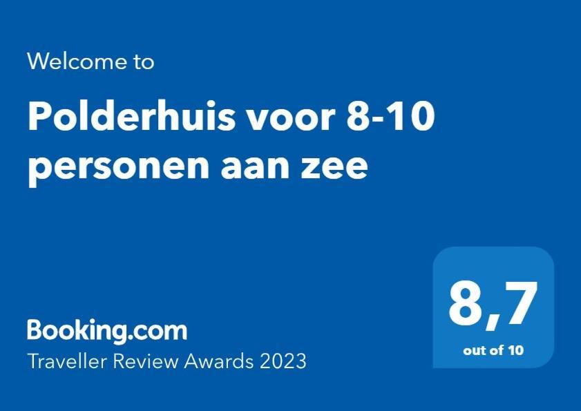 Polderhuis Voor 8-10 Personen Aan Zee نيوفليت المظهر الخارجي الصورة