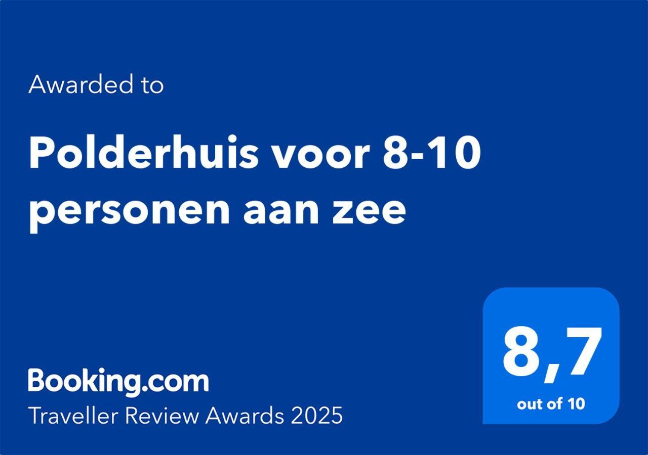 Polderhuis Voor 8-10 Personen Aan Zee نيوفليت المظهر الخارجي الصورة